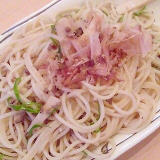 エリンギと挽き肉のパスタ